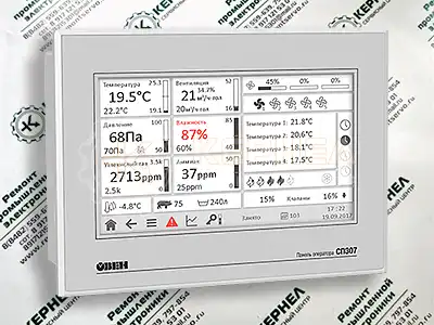 Ремонт панели оператора Овен