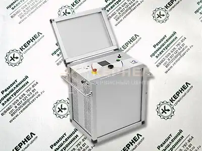Ремонт установок для высоковольтных испытаний изоляции