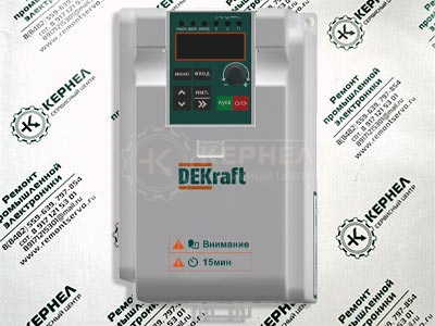 Диагностика ПЧ Dekraft и проверка электронных компонентов частотного преобразователя