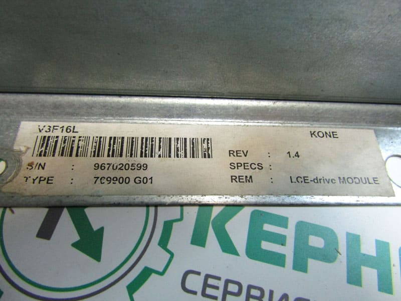 Шильдик KONE V3F16L фотография