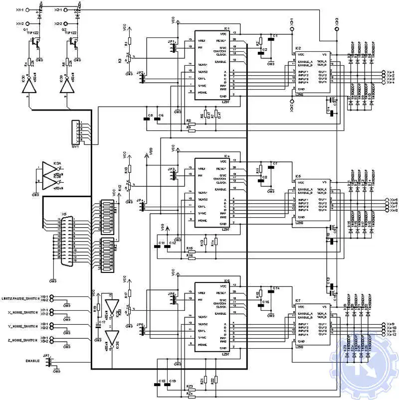 Схема контроллера чпу станка