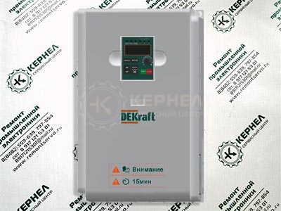 Ремонт силового модуля и силовой электроники частотного преобразователя Dekraft