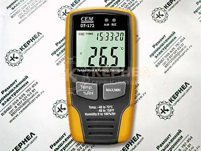 Ремонт прибора для измерения климатических параметров Ремонт прибора для измерения климатических параметров